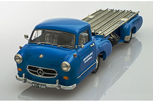 MERCEDES RACING CAR TRANSPORTER THE BLUE WONDER 1955 BLUE — фото 3