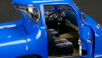 MERCEDES RACING CAR TRANSPORTER THE BLUE WONDER 1955 BLUE — фото 13