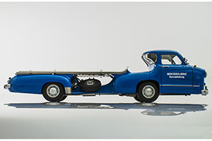 MERCEDES RACING CAR TRANSPORTER THE BLUE WONDER 1955 BLUE — фото 4