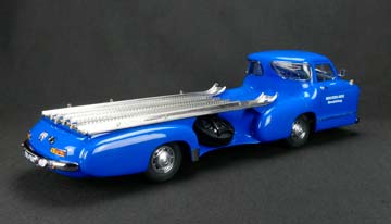 MERCEDES RACING CAR TRANSPORTER THE BLUE WONDER 1955 BLUE — фото 8
