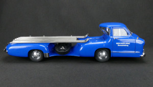 MERCEDES RACING CAR TRANSPORTER THE BLUE WONDER 1955 BLUE — фото 9