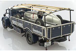MERCEDES TRUCK RACING TRANSPORTER LO 2750 1934-38 BLUE / МЕРСЕДЕС ТРАНСПОРТЕР СИНИЙ — фото 3