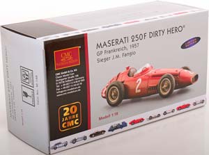 MASERATI 250F DIRTY HERO GP FRANCE 1957 FANGIO #2 LIMITED EDITION 1000 PCS. — фото 7