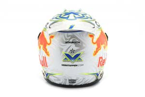 HELMET MAX VERSTAPPEN #1 2ND AUSTRIA GP FORMULA 1 WORLD CHAMPION 2022 / ШЛЕМ  МАКСА ФЕРСТАППЕНА ЧЕМПИОНА МИРА 2022 ГОДА (РАЗМЕРЫ 15 х 11 х 10 см) — фото 4
