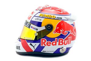 HELMET MAX VERSTAPPEN RED BULL #1 WINNER ZANDVOORT FORMULA 1 WORLD CHAMPION 2022 / ШЛЕМ МАКСА ФЕРСТАППЕНА (ЧЕМПИОН МИРА 2022 ФОРМУЛА 1) РАЗМЕР 17 СМ — фото 4