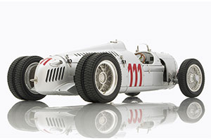 AUTO UNION TYPE C HILL CLIMB VERSION #111 SCHAU INS LAND 1937 SILVER LIMITED EDITION 1500 PCS. — фото 2