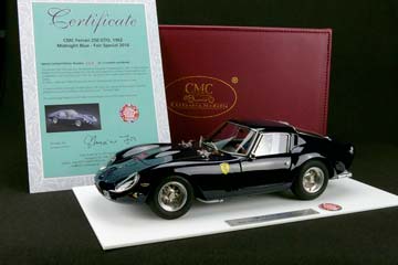 FERRARI 250 GTO 1962 DARK BLUE SPECIAL EDITION TECHNO CLASSICA 2016 LIMITED EDITION 200 PCS. — фото 3
