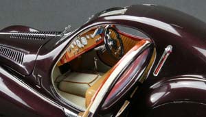 TALBOT-LAGO COUPE T150 C-SS FIGONI & FALASCHI TEARDROP 1937-39 MEMORY EDITION BROWN METALLIC — фото 5