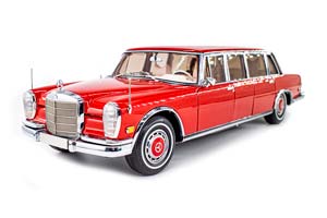 MERCEDES W100 600 PULLMAN “RED BARON” 1960-1970 RED LIMITED EDITION 800 PCS. — фото 3