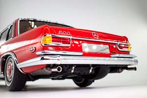 MERCEDES W100 600 PULLMAN “RED BARON” 1960-1970 RED LIMITED EDITION 800 PCS. — фото 8