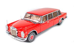 MERCEDES W100 600 PULLMAN “RED BARON” 1960-1970 RED LIMITED EDITION 800 PCS. — фото 9