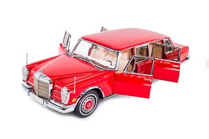 MERCEDES W100 600 PULLMAN “RED BARON” 1960-1970 RED LIMITED EDITION 800 PCS. — фото 2