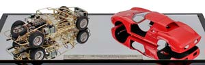 FERRARI 250 LM ROLLING CHASSIS AND BODY 1964 RED