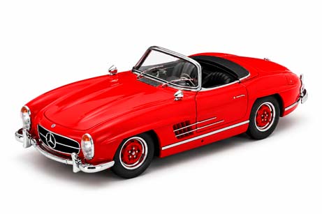 MERCEDES-BENZ 300 SL ROADSTER (W198 II) YEAR 1957-1963 RED / МЕРСЕДЕС-БЕНЦ 300 СЛ РОДСТЕР W198 ИИ КРАСНЫЙ