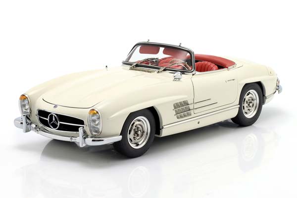 MERCEDES-BENZ 300 SL ROADSTER (W198 II) YEAR 1957-1963 WHITE / МЕРСЕДЕС-БЕНЦ 300 SL РОДСТЕР W198 2 БЕЛЫЙ