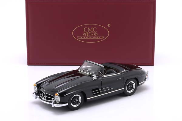 MERCEDES-BENZ 300 SL ROADSTER (W198 II) YEAR 1957-1963 BLACK / МЕРСЕДЕС-БЕНЦ 300 SL РОДСТЕР W198 2 ЧЕРНЫЙ — фото 3