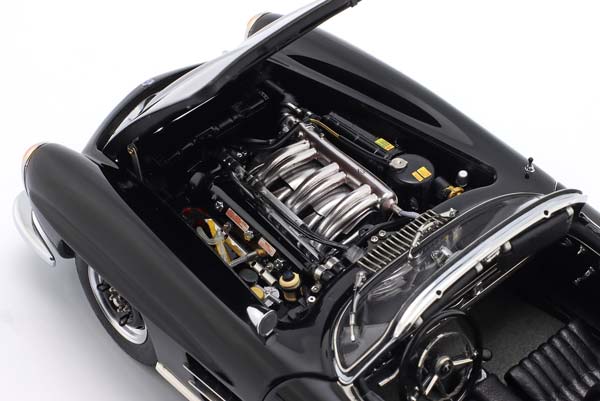 MERCEDES-BENZ 300 SL ROADSTER (W198 II) YEAR 1957-1963 BLACK / МЕРСЕДЕС-БЕНЦ 300 SL РОДСТЕР W198 2 ЧЕРНЫЙ — фото 6
