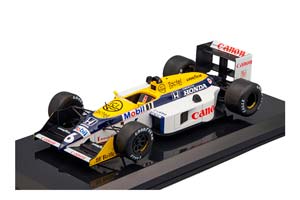 WILLIAMS FW11B NELSON PIQUET #6 1987, WHITE / YELLOW / BLUE