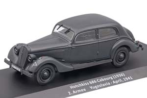 HOTCHKISS 686 CABOURG 1936 АРМИЯ ЮГОСЛАВИИ АПРЕЛЬ 1941 / ХОТЧКИСС 686 КАБУРГ ЧЕРНЫЙ