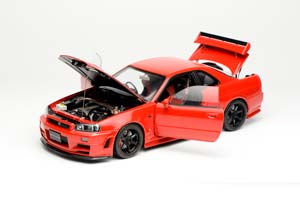 NISSAN SKYLINE GT-R (R34) CUSTOMIZED VERSION ACTIVE RED / НИССАН СКАЙЛАЙН GT-R R34 КАСТОМНАЯ ВЕРСИЯ ACTIVE КРАСНЫЙ — фото 2