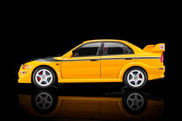 MITSUBISHI LACER EVOLUTION VI GSR T.M.E YELLOW/CF BONNET / МИЦУБИСИ LACER ЭВОЛЮШН VI GSR T.M.E ЖЕЛТЫЙ/CF BONNET — фото 3
