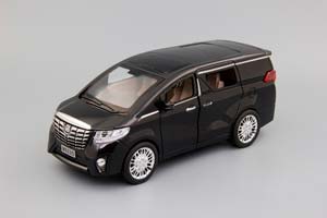 TOYOTA ALPHARD, ЧЁРНЫЙ — фото 3
