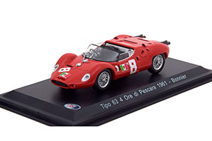 MASERATI TIPO 63 #8 BONNIER 4 ORE DI PESCARA 1961
