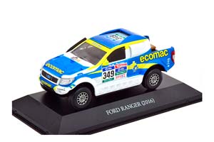 FORD RANGER #349 RALLY DAKAR DANIEL MAS VALDES CHILE БЕЛЫЙ С СИНИМ И ЖЕЛТЫМ DAKAR 2016