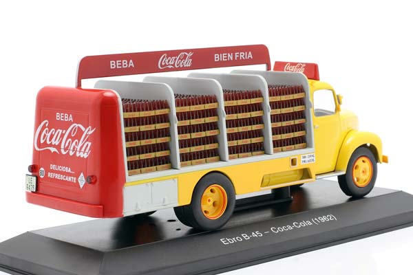 EBRO B-45 TRUCK COCA-COLA CONSTRUCTION YEAR 1962 YELLOW / RED / ЕБРО B-45 ГРУЗОВИК КОКА-КОЛА ЖЕЛТЫЙ КРАСНЫЙ — фото 2