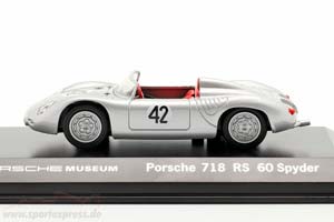 PORSCHE 718 RS 60 SPYDER #42 WINNER 12H SEBRING 1960 HERRMANN/GENDEBIEN ПОРШЕ 718 СПАЙДЕР (ПОБЕДИТЕЛЬ 12 ЧАСОВ СЕБРИНГА) — фото 3
