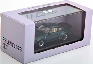 PORSCHE 911 TURBO 3.3 GENERATION 2 DARK GREEN-METALLIC — фото 3