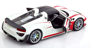 PORSCHE 918 SPYDER SALZBURG 2013 WHITE RED — фото 4