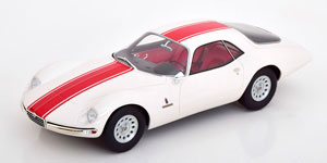 ALFA ROMEO GIULIA TZ2 COUPE PININFARINA 1965 WHITE RED