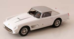 FERRARI 410 SUPERAMERICA SERIE 3 PININFARINA COUPE 1958 WHITE SILVER