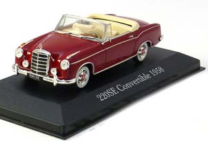 MERCEDES 220 SE W128 CONVERTIBLE 1958 RED