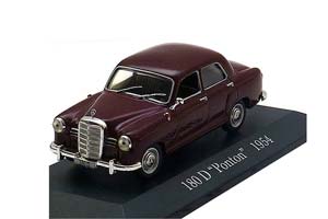 MERCEDES 180 D PONTON 1954 DARKRED