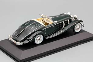 MERCEDES-BENZ 540 K SPECIAL ROADSTER (1936), MERCEDES-BENZ OFFIZIELLE MODELL-SAMMLUNG 20, ТЕМНО-ЗЕЛЕНЫЙ — фото 2