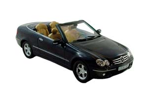 MERCEDES-BENZ CLK 350 CONVERTIBLE (2005), MERCEDES-BENZ OFFIZIELLE MODELL-SAMMLUNG 31, ТЕМНО-СИНИЙ