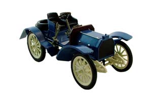MERCEDES-BENZ 40 HP MERCEDES-SIMPLEX (1902), MERCEDES-BENZ OFFIZIELLE MODELL-SAMMLUNG 35, СИНИЙ