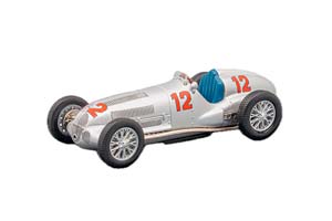 MERCEDES-BENZ W125 RACING CAR (1937), MERCEDES-BENZ OFFIZIELLE MODELL-SAMMLUNG 41, СЕРЕБРИСТЫЙ