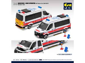 MERCEDES-BENZ SPRINTER HONG KONG POLICE CAR (AM 8347) 2021 ПОЛИЦИЯ ГОНКОНГА (ДЛИНА МОДЕЛИ 6-10 СМ)