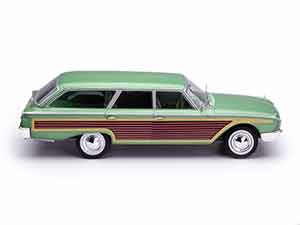 FORD COUNTRY SQUIRE ЗЕЛЕНЫЙ С ПАНЕЛЬЮ ПОД ДЕРЕВО — фото 5