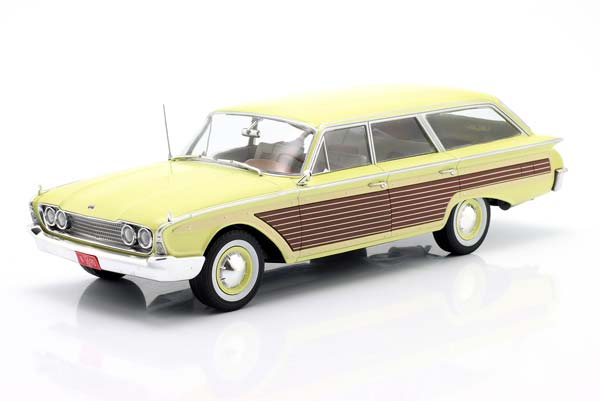 FORD LTD COUNTRY SQUIRE YEAR 1960 LIGHT YELLOW / WOOD EFFECT / ФОРД ЛТД КУНТРЙ СКВИРЕ СВЕТЛЫЙ ЖЕЛТЫЙ ВУД ЕФФЕКТ СВЕТЛО