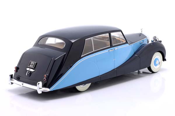 ROLLS-ROYCE SILVER WRAITH EMPRESS BY HOOPER 1956 BLACK / LIGHT BLUE / РОЛЛС-РОЙКЕ СЕРЕБРИСТЫЙ ВРАЙТ ЕМПРЕСС ХУПЕР ЧЕРНЫЙ СВЕТЛЫЙ СИНИЙ СВЕТЛО — фото 2