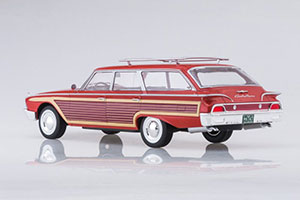 FORD COUNTRY SQUIRE 1960 RED/WOOD — фото 4