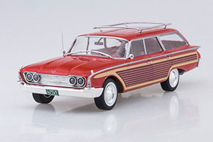 FORD COUNTRY SQUIRE 1960 RED/WOOD — фото 5