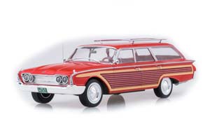 FORD COUNTRY SQUIRE 1960 RED/WOOD
