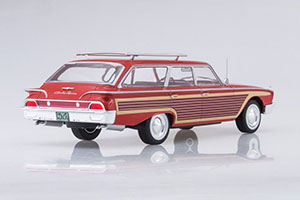 FORD COUNTRY SQUIRE 1960 RED/WOOD — фото 2