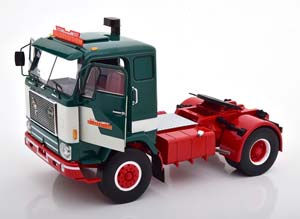 VOLVO F88 BILSPEDITION 1971 GREEN/WHITE/RED — фото 3