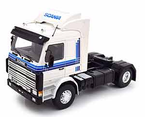 SCANIA 143M TOPLINE СЕДЕЛЬНЫЙ ТЯГАЧ 1987 БЕЛЫЙ С СИНИМ — фото 5